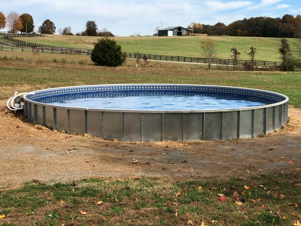 Stealth Semi-Inground Pool – Capped #1