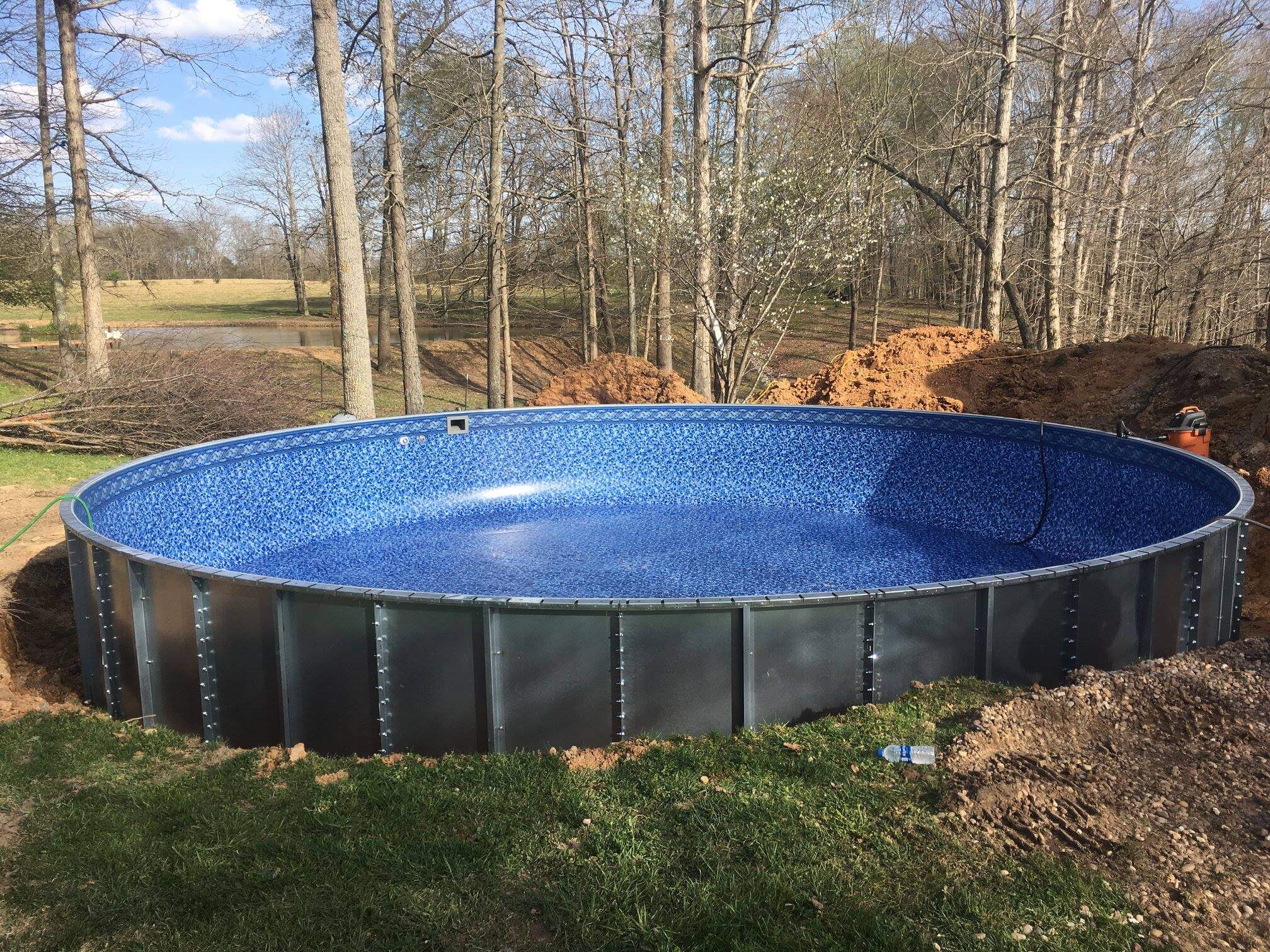Stealth Semi-Inground Pool – Naked #1